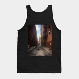 Biker in Tribeca, Manhattan, New York City Tank Top